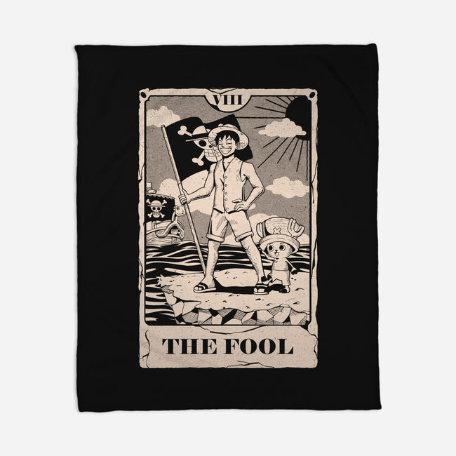 Tarot The Fool-None-Fleece-Blanket-Arigatees