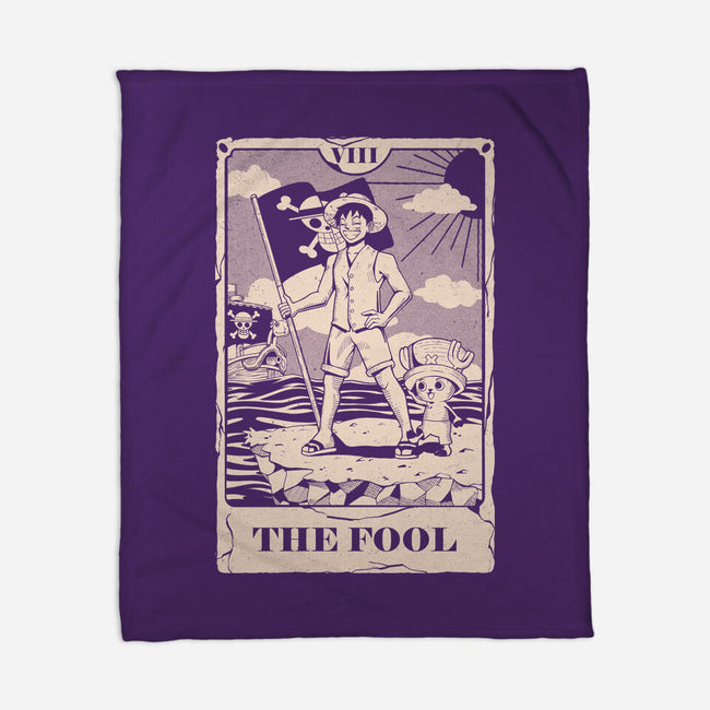 Tarot The Fool-None-Fleece-Blanket-Arigatees