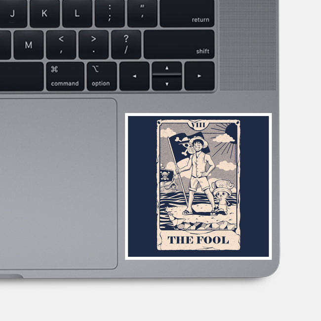 Tarot The Fool-None-Glossy-Sticker-Arigatees