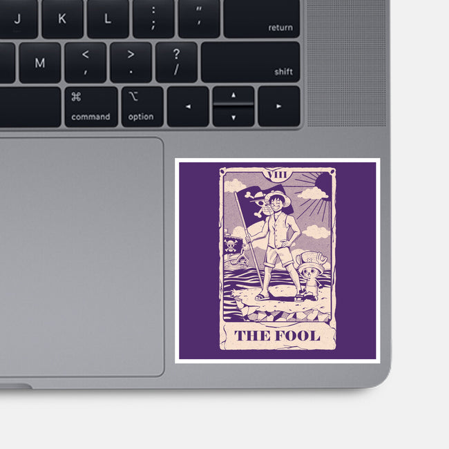 Tarot The Fool-None-Glossy-Sticker-Arigatees