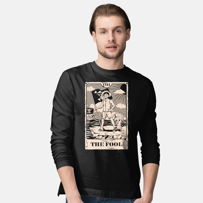 Tarot The Fool-Mens-Long Sleeved-Tee-Arigatees