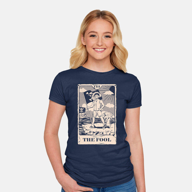 Tarot The Fool-Womens-Fitted-Tee-Arigatees