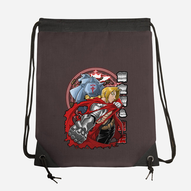 The Steel Alchemist-None-Drawstring-Bag-Diego Oliver
