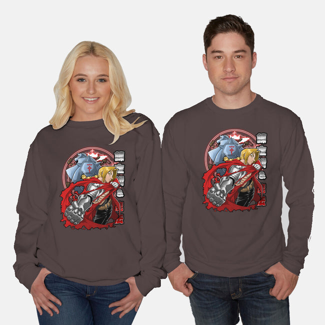 The Steel Alchemist-Unisex-Crew Neck-Sweatshirt-Diego Oliver