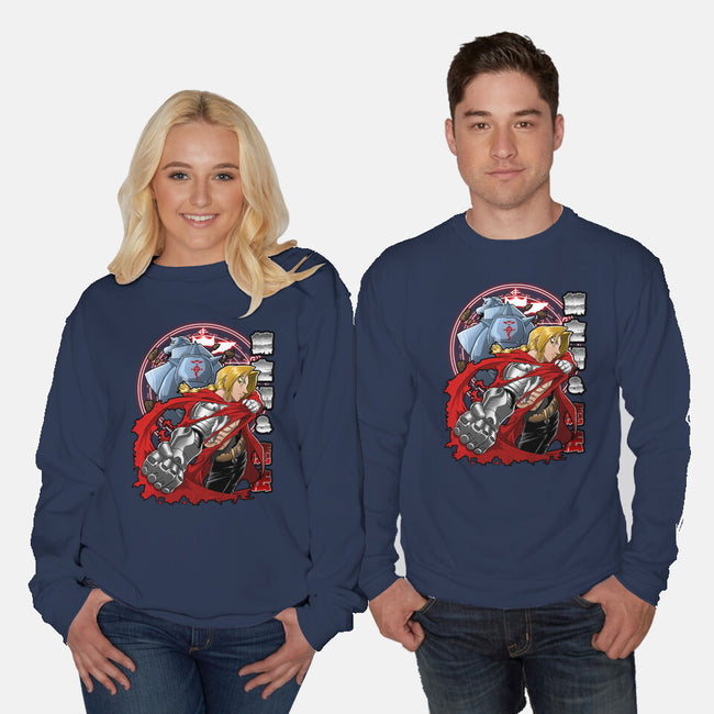 The Steel Alchemist-Unisex-Crew Neck-Sweatshirt-Diego Oliver