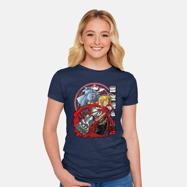 The Steel Alchemist-Womens-Fitted-Tee-Diego Oliver