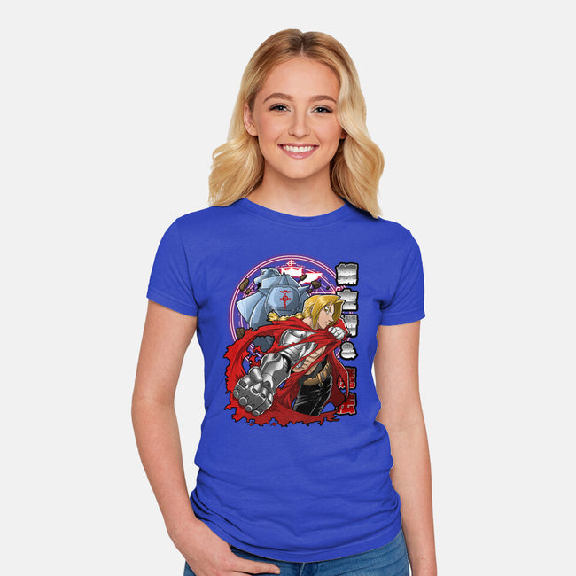 The Steel Alchemist-Womens-Fitted-Tee-Diego Oliver