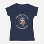 Watching You-Womens-V-Neck-Tee-eduely