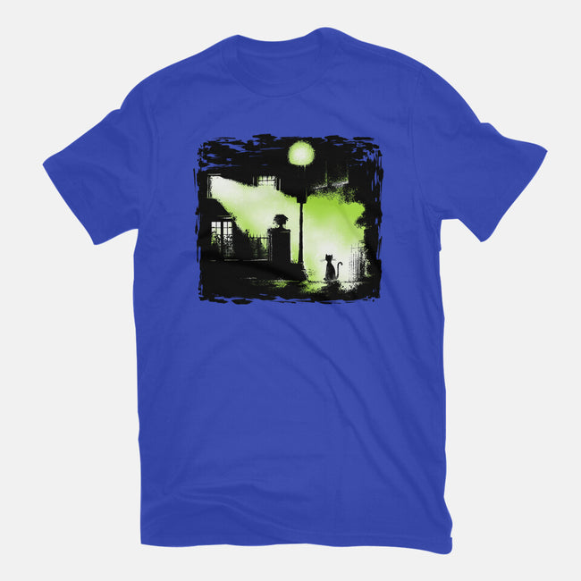 The Cat Exorcist-Womens-Basic-Tee-zascanauta