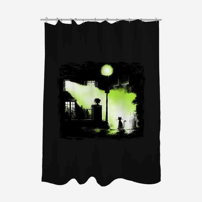 The Cat Exorcist-None-Polyester-Shower Curtain-zascanauta
