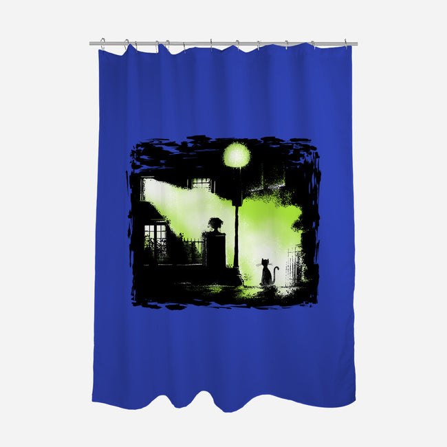 The Cat Exorcist-None-Polyester-Shower Curtain-zascanauta