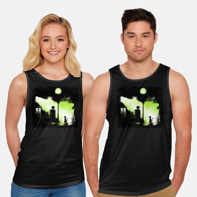 The Cat Exorcist-Unisex-Basic-Tank-zascanauta