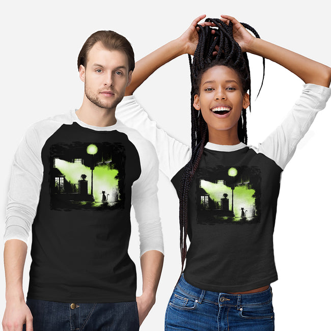 The Cat Exorcist-Unisex-Baseball-Tee-zascanauta