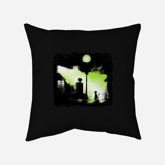 The Cat Exorcist-None-Removable Cover w Insert-Throw Pillow-zascanauta