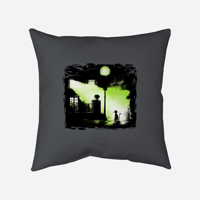 The Cat Exorcist-None-Removable Cover w Insert-Throw Pillow-zascanauta