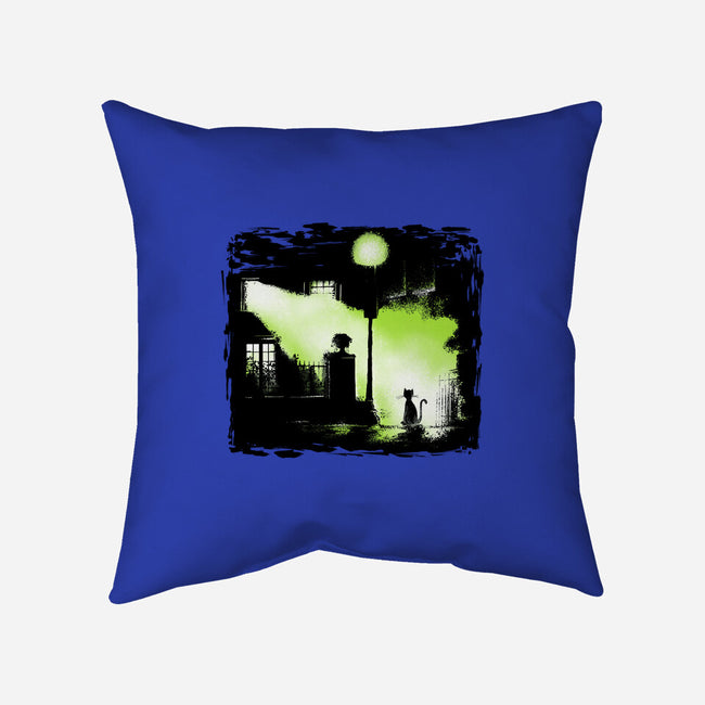 The Cat Exorcist-None-Removable Cover w Insert-Throw Pillow-zascanauta