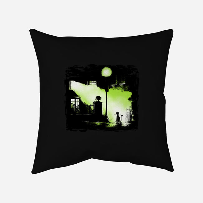 The Cat Exorcist-None-Removable Cover-Throw Pillow-zascanauta