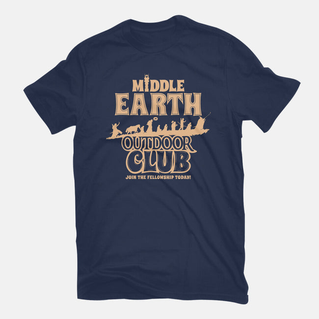 Middle Earth Outdoor Club-Womens-Basic-Tee-Boggs Nicolas