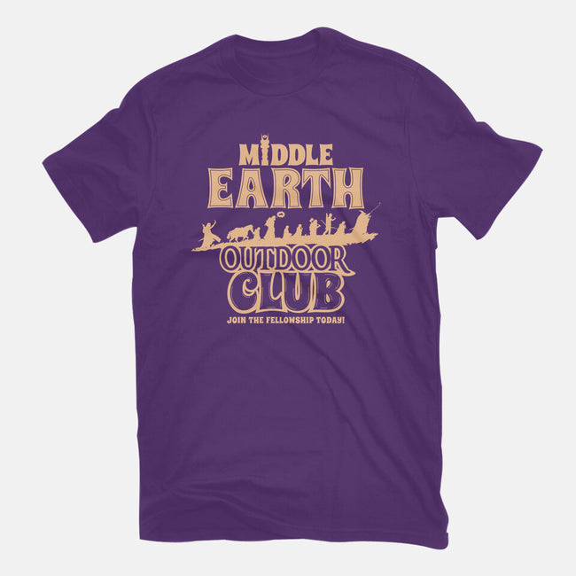Middle Earth Outdoor Club-Womens-Basic-Tee-Boggs Nicolas