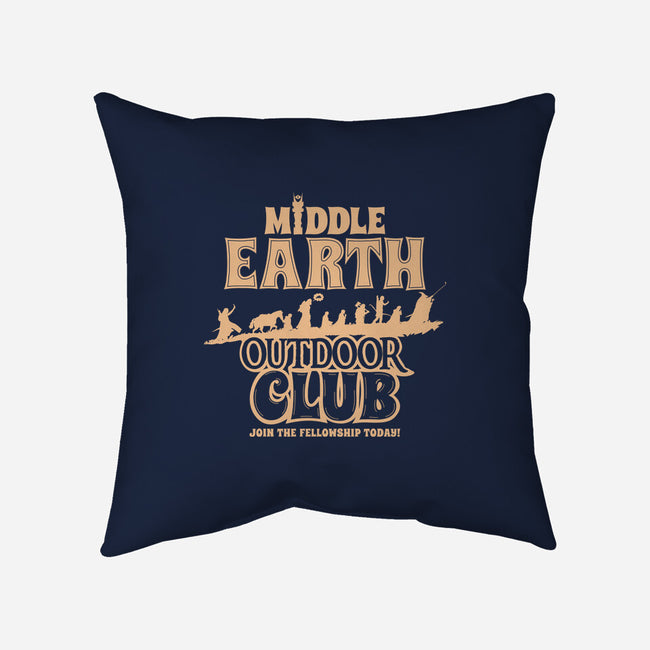 Middle Earth Outdoor Club-None-Removable Cover w Insert-Throw Pillow-Boggs Nicolas