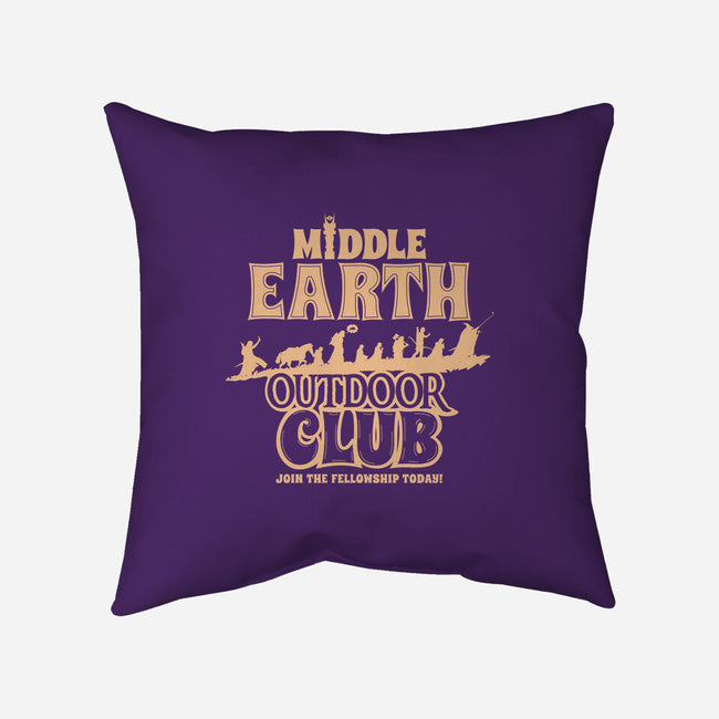 Middle Earth Outdoor Club-None-Removable Cover w Insert-Throw Pillow-Boggs Nicolas