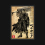 Black Swordsman Woodblock-Unisex-Baseball-Tee-DrMonekers