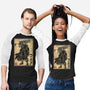 Black Swordsman Woodblock-Unisex-Baseball-Tee-DrMonekers