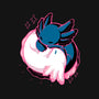 Axolotl Yin Yang-Youth-Crew Neck-Sweatshirt-xMorfina