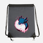 Axolotl Yin Yang-None-Drawstring-Bag-xMorfina