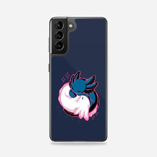 Axolotl Yin Yang-Samsung-Snap-Phone Case-xMorfina