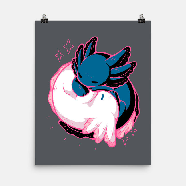 Axolotl Yin Yang-None-Matte-Poster-xMorfina