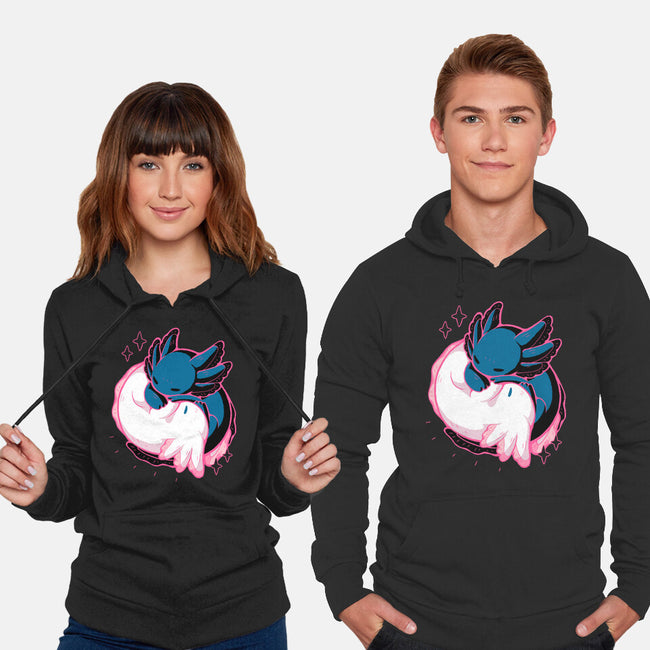 Axolotl Yin Yang-Unisex-Pullover-Sweatshirt-xMorfina