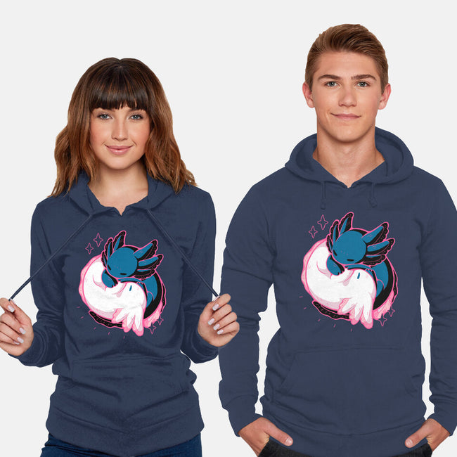 Axolotl Yin Yang-Unisex-Pullover-Sweatshirt-xMorfina