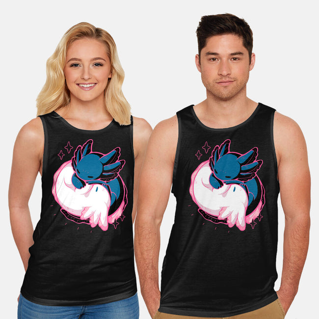 Axolotl Yin Yang-Unisex-Basic-Tank-xMorfina