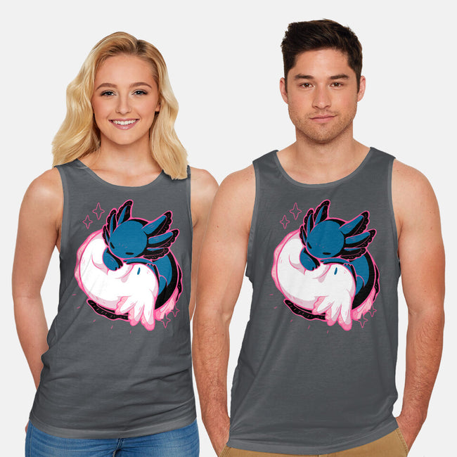 Axolotl Yin Yang-Unisex-Basic-Tank-xMorfina