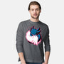 Axolotl Yin Yang-Mens-Long Sleeved-Tee-xMorfina