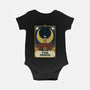 Astronaut Tarot Moon-Baby-Basic-Onesie-tobefonseca