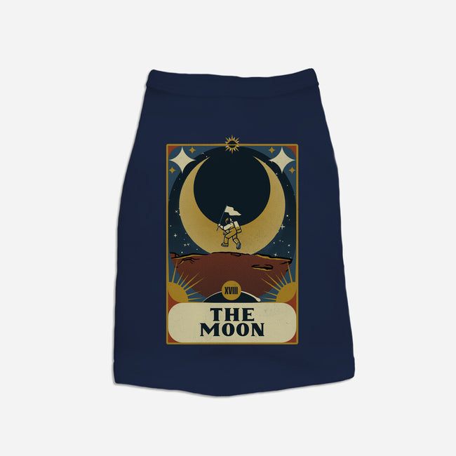 Astronaut Tarot Moon-Cat-Basic-Pet Tank-tobefonseca