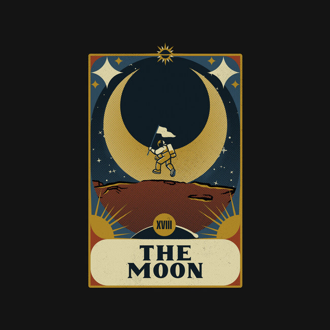Astronaut Tarot Moon-None-Beach-Towel-tobefonseca
