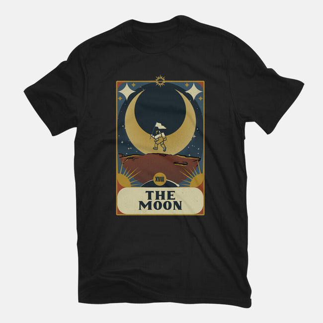 Astronaut Tarot Moon-Womens-Basic-Tee-tobefonseca