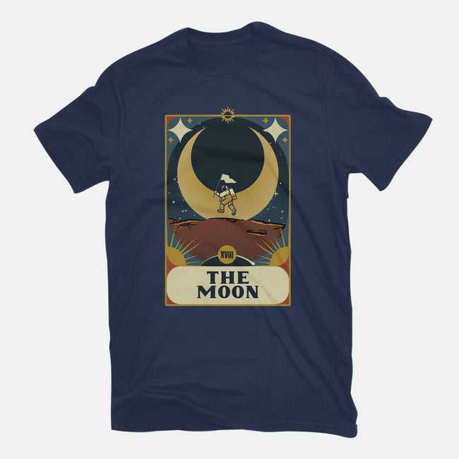 Astronaut Tarot Moon-Womens-Basic-Tee-tobefonseca