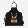 Astronaut Tarot Moon-Unisex-Kitchen-Apron-tobefonseca