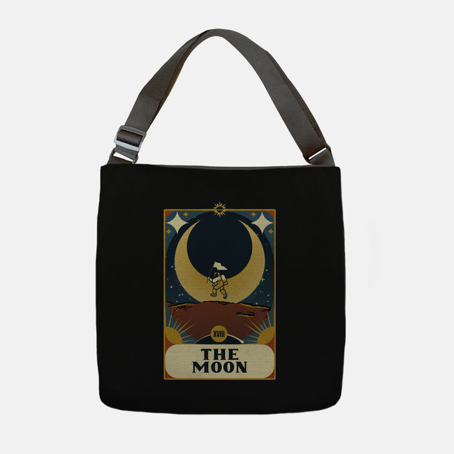 Astronaut Tarot Moon-None-Adjustable Tote-Bag-tobefonseca