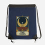 Astronaut Tarot Moon-None-Drawstring-Bag-tobefonseca