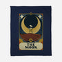 Astronaut Tarot Moon-None-Fleece-Blanket-tobefonseca