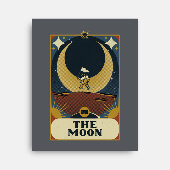 Astronaut Tarot Moon-None-Stretched-Canvas-tobefonseca
