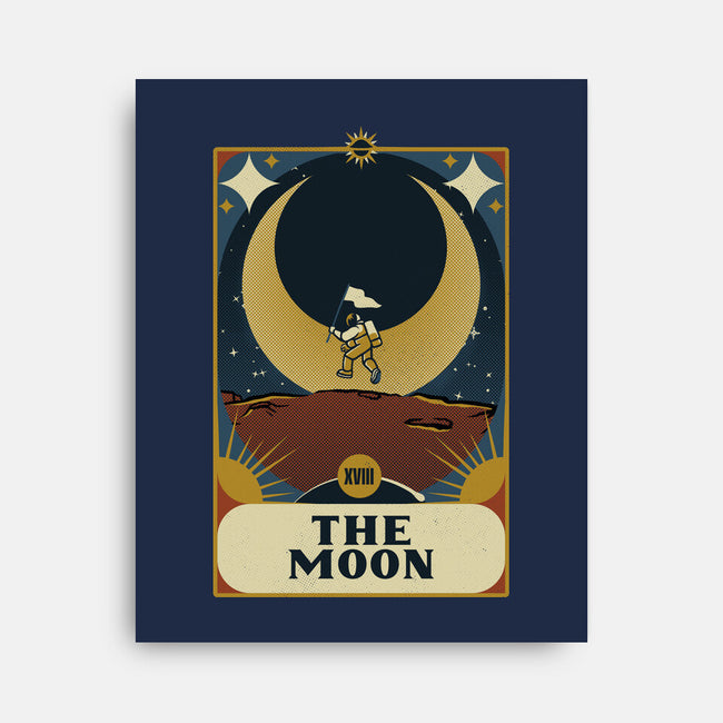 Astronaut Tarot Moon-None-Stretched-Canvas-tobefonseca