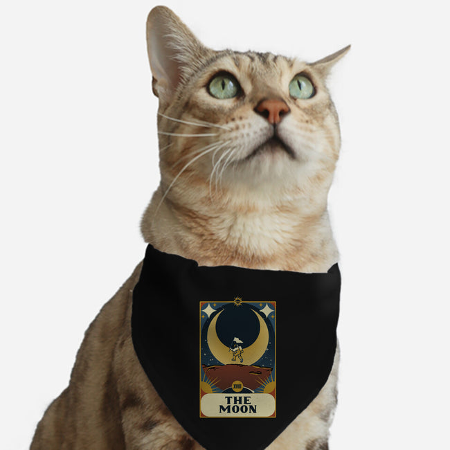 Astronaut Tarot Moon-Cat-Adjustable-Pet Collar-tobefonseca