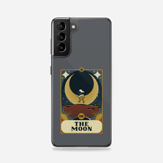 Astronaut Tarot Moon-Samsung-Snap-Phone Case-tobefonseca