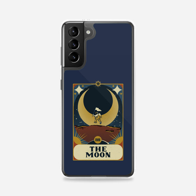 Astronaut Tarot Moon-Samsung-Snap-Phone Case-tobefonseca